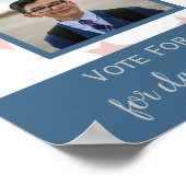 Schülerwahlkampf in der Foto-Klasse Poster (Ecke)