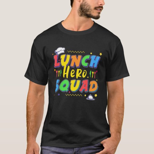 Schulessen Held Squad Cafeteria Arbeitnehmer 1 T-Shirt (Vorderseite)