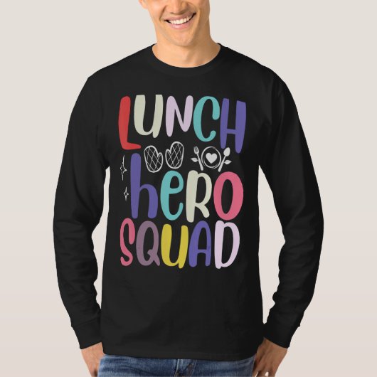 Schulessen Held Squad Cafeteria Arbeitnehmer 2 T-Shirt (Vorderseite)