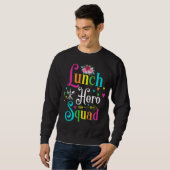 Schulessen Held Squad Cafeteria Arbeitnehmer 4 Sweatshirt (Vorne ganz)