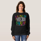 Schulessen Held Squad Cafeteria Arbeitnehmer 7 Sweatshirt (Vorne ganz)