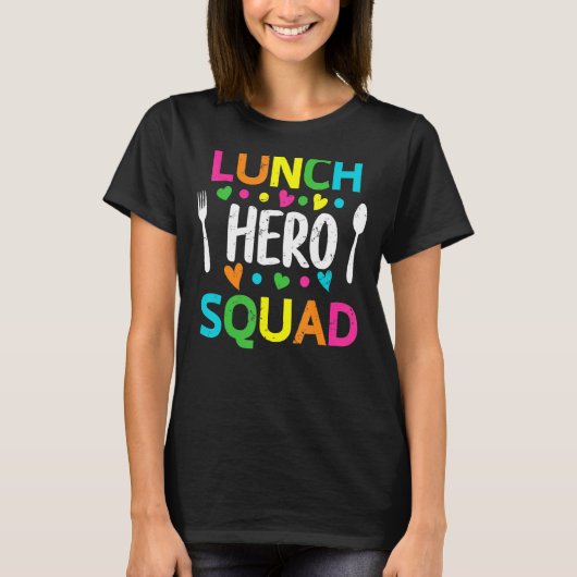 Schulessen Held Squad Cafeteria Arbeitnehmer 7 T-Shirt (Vorderseite)