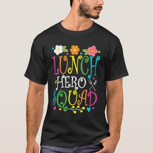 Schulessen Held Squad Cafeteria Workeria Lunch L T-Shirt (Vorderseite)