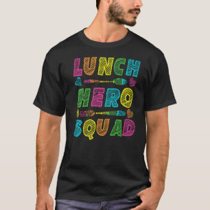 Schulessen Hero Squad Cafeteria Arbeitnehmer T-Shirt