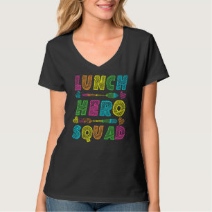 Schulessen Hero Squad Cafeteria Arbeitnehmer T-Shirt