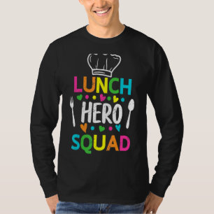 Schulessen Hero Squad Cafeteria Arbeitnehmer T-Shirt