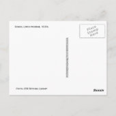 Schulessenprogramm der 30er Jahre Postkarte (Rückseite)