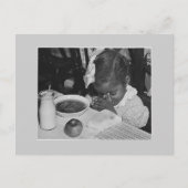 Schulessenprogramm der 30er Jahre Postkarte (Vorderseite)