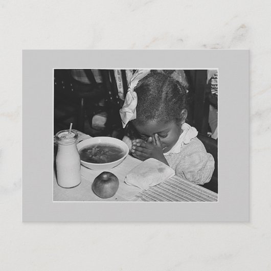 Schulessenprogramm der 30er Jahre Postkarte (Vorderseite)