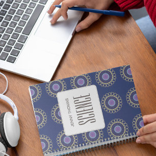 Schulfach Name Personalisiert Notizblock