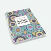 Schulfach Personalisiert farbig Aquamarin Notizblock