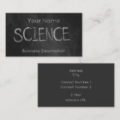 Schulfach-Visitenkarte Visitenkarte (Vorne/Hinten)