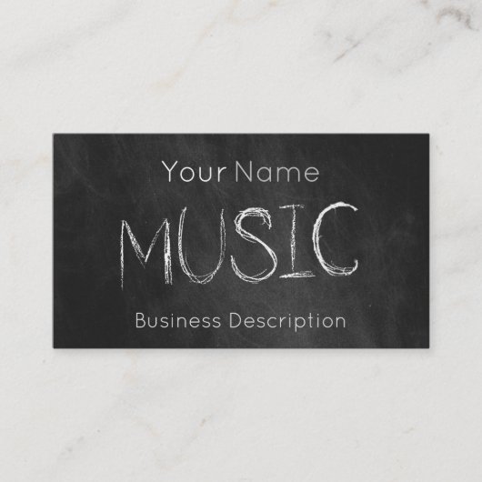 Schulfach-Visitenkarte Visitenkarte (Vorderseite)