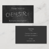 Schulfach-Visitenkarte Visitenkarte (Vorne/Hinten)