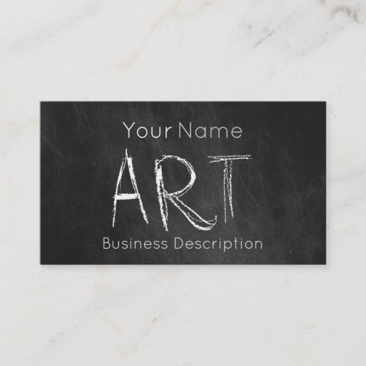 Schulfach-Visitenkarte Visitenkarte (Vorderseite)