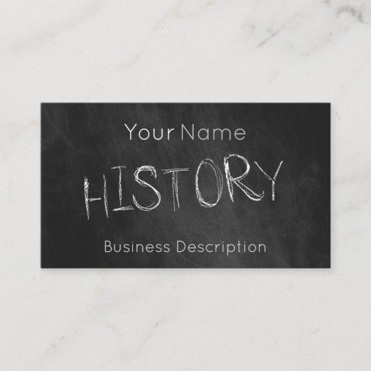 Schulfach-Visitenkarte Visitenkarte (Vorderseite)