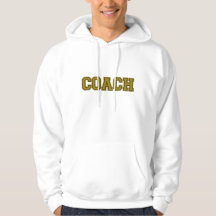 Schulfarben COACH Mens Hoodie, Black-Gold