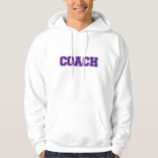Schulfarben COACH Mens Hoodie, Lila Hoodie