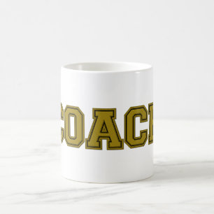 Schulfarben COACH-Tasse, Black-Gold Kaffeetasse