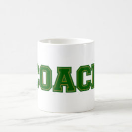 Schulfarben COACH-Tasse, Green-Gold Kaffeetasse