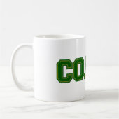 Schulfarben COACH-Tasse, Green-Gold Kaffeetasse (Links)