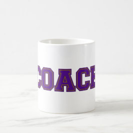 Schulfarben COACH-Tasse, Lila-Gold Kaffeetasse