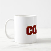 Schulfarben COACH-Tasse, Maroon-Gold Kaffeetasse (Links)