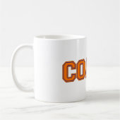 Schulfarben COACH-Tasse, Orange-Blue Kaffeetasse (Links)