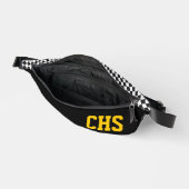 Schulfarben INITIALS Checkerboard Team Fun Bauchtasche (Offen)