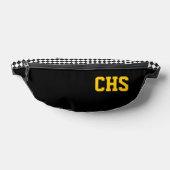 Schulfarben INITIALS Checkerboard Team Fun Bauchtasche (Ablage )