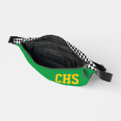 Schulfarben INITIALS Checkerboard Team Fun Bauchtasche (Offen)