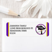 Schulfarben Lila und Gold Abschluss (Insitu)