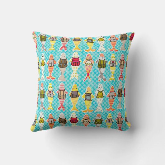 Schulfisch Kissen (Rückseite)