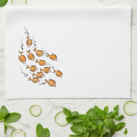 Schulfisch - Küchentücher (Gefaltet)
