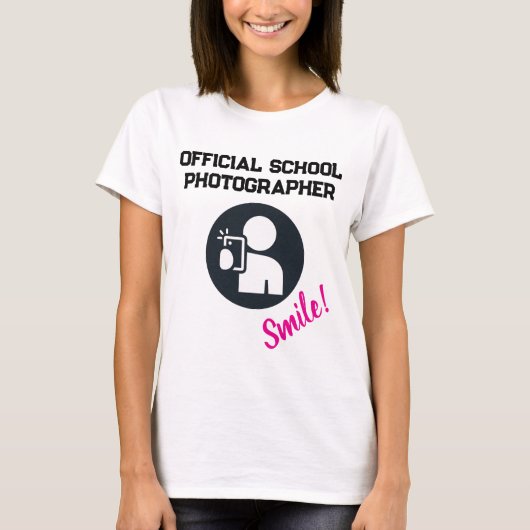 Schulfotograf T-Shirt (Vorderseite)