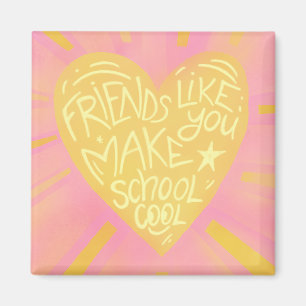 Schulfreunde Klassenzimmer Valentinstag  Magnet
