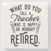 Schulfürsorgepflicht für Nachwuchslehrer Steinuntersetzer (Vorderseite)