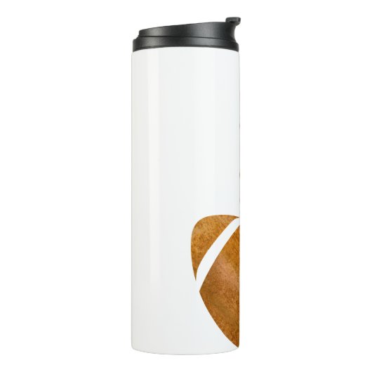 Schulfußball-Trainer-personalisiertes Trendy Thermosbecher (Nach links gedreht)