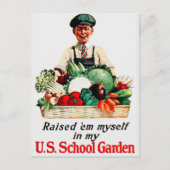 Schulgarten Postkarte (Vorderseite)