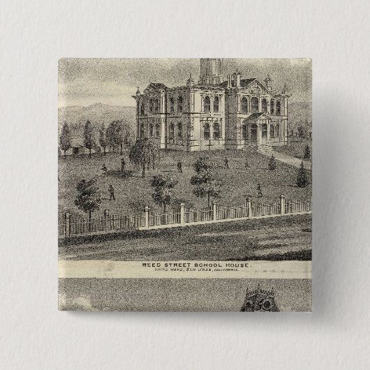 Schulgebäude, San José Button (Vorderseite)