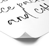 Schulgeburtposter: Bürobesuche Eispackungen Kaffee Poster (Ecke)