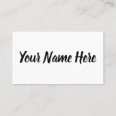 Schulgeburtshack, klein & einfach inspirierend visitenkarte (Rückseite)