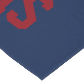 Schulgeist-Klassen-Wiedersehen-Blau und Rot Kurzer Tischläufer (Ecke)