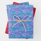 Schulgeschichte zurück zur Schule Geschenkpapier Set (Beispiel)