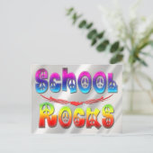 Schulgestein - Frieden Postkarte (Stehend Vorderseite)