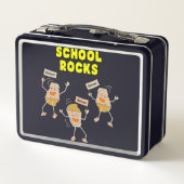 Schulgestein Metall Brotdose (Rückseite)
