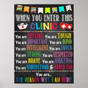 SchulGesundheitsbehörde-Plakat, pädiatrische Poster