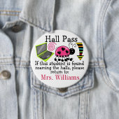 SchulHall Pass / Lady Bug - SRF Button (Beispiel)
