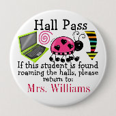 SchulHall Pass / Lady Bug - SRF Button (Vorderseite)