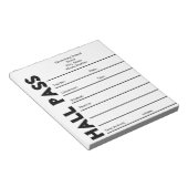 SchulHall Pass Notepad Notizblock (angewinkelt)